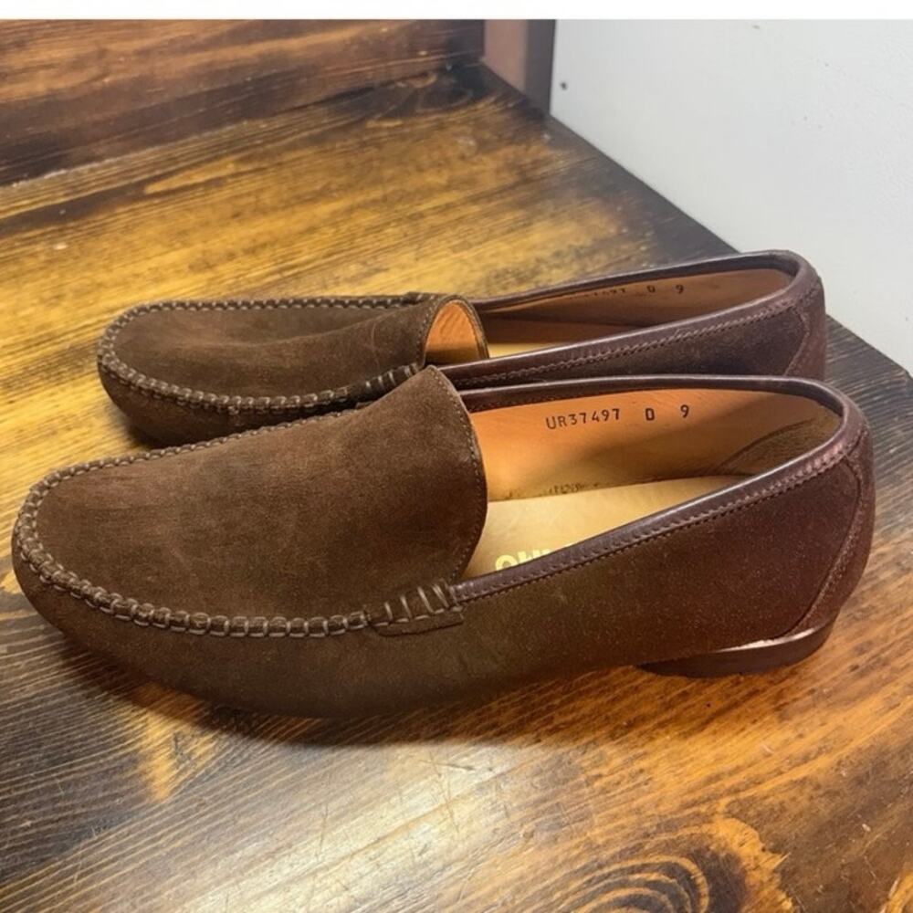 Salvatore Ferragamo Brown Suede Oxfords